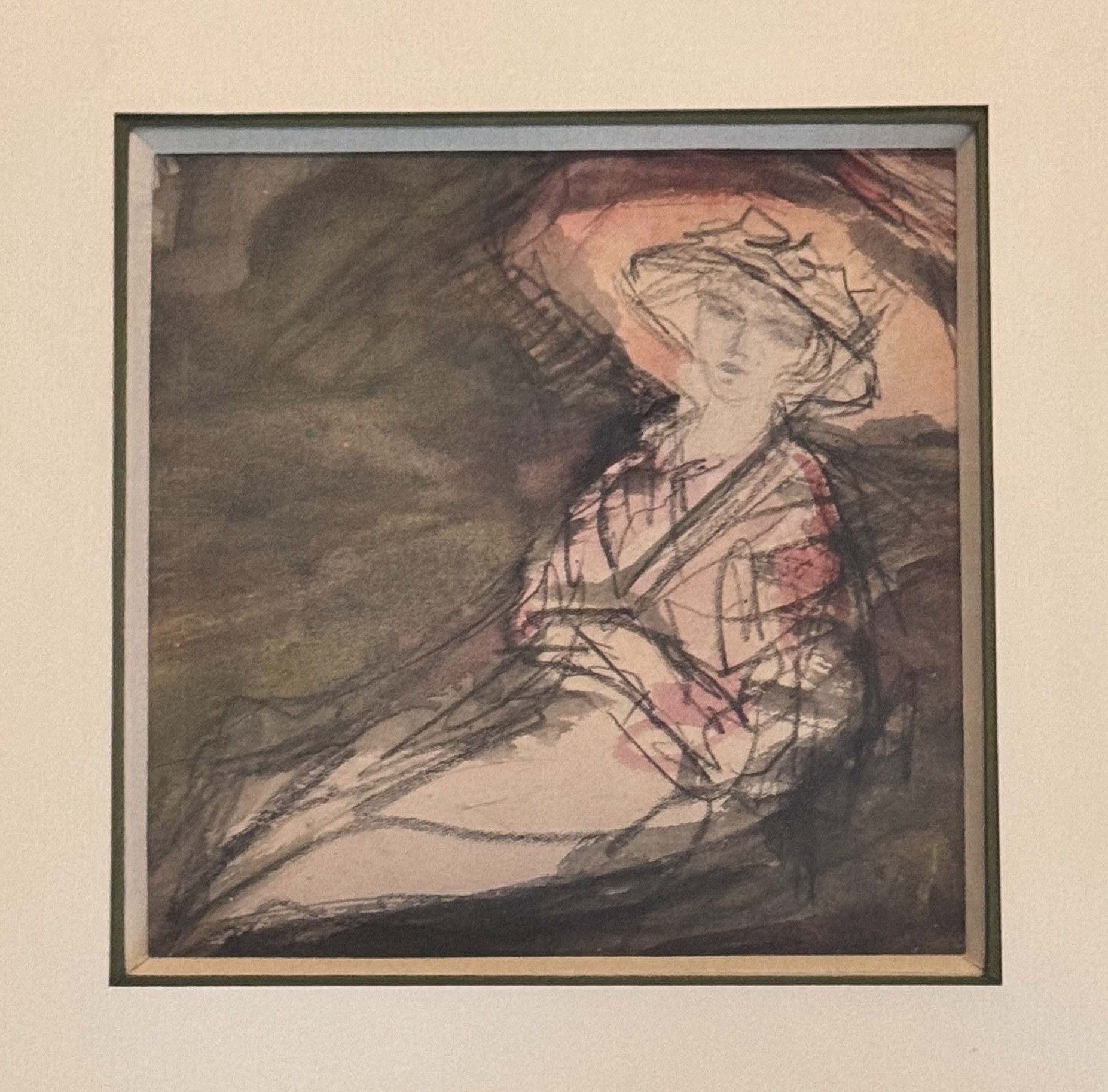 Dessin - portrait de femme par pierre laprade - gouache – Image 5