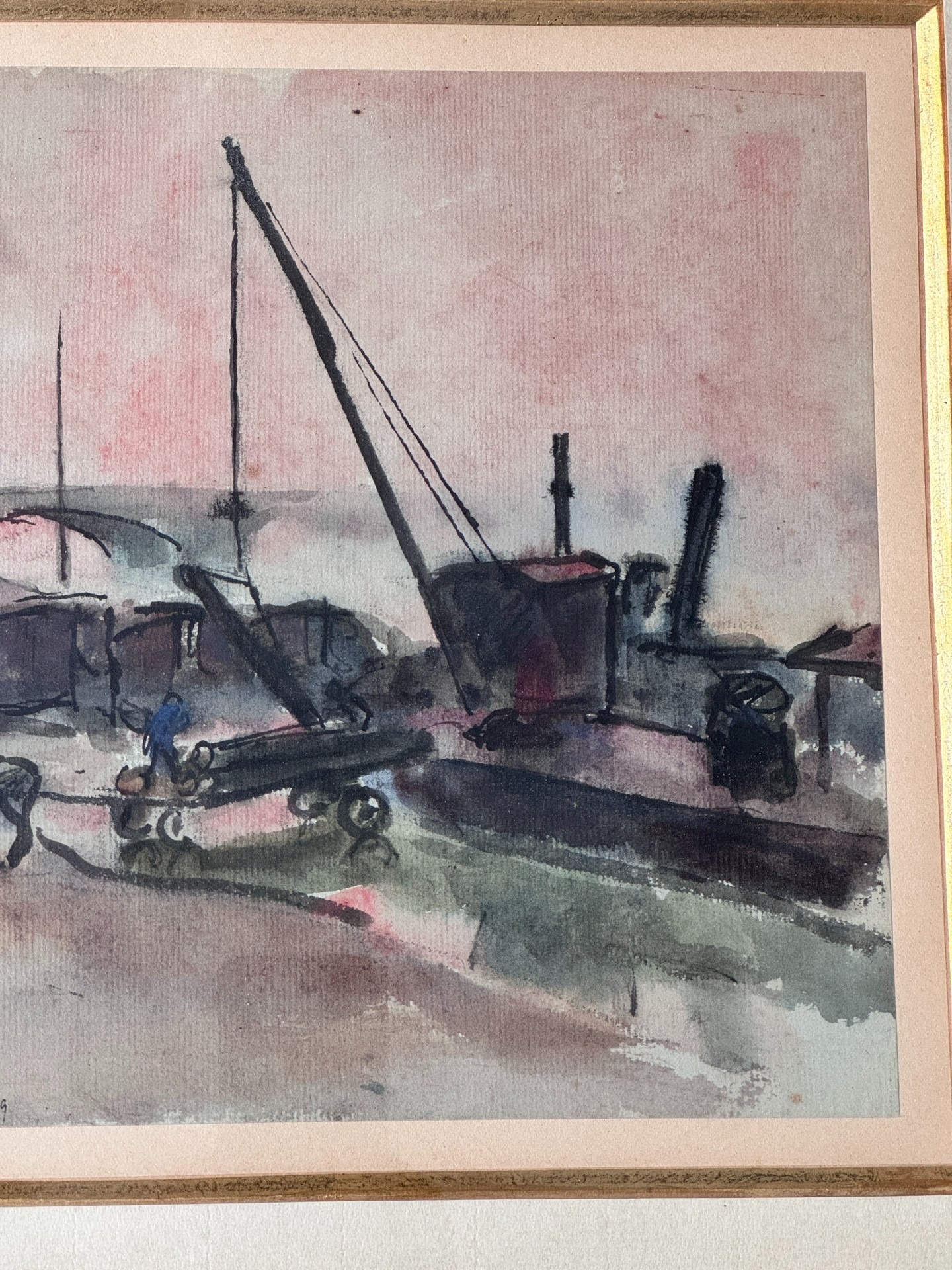 Maurice asselin - aquarelle - vue de paris – Image 4
