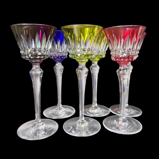 Service baccarat - 6 verres à vin roemers - piccadilly