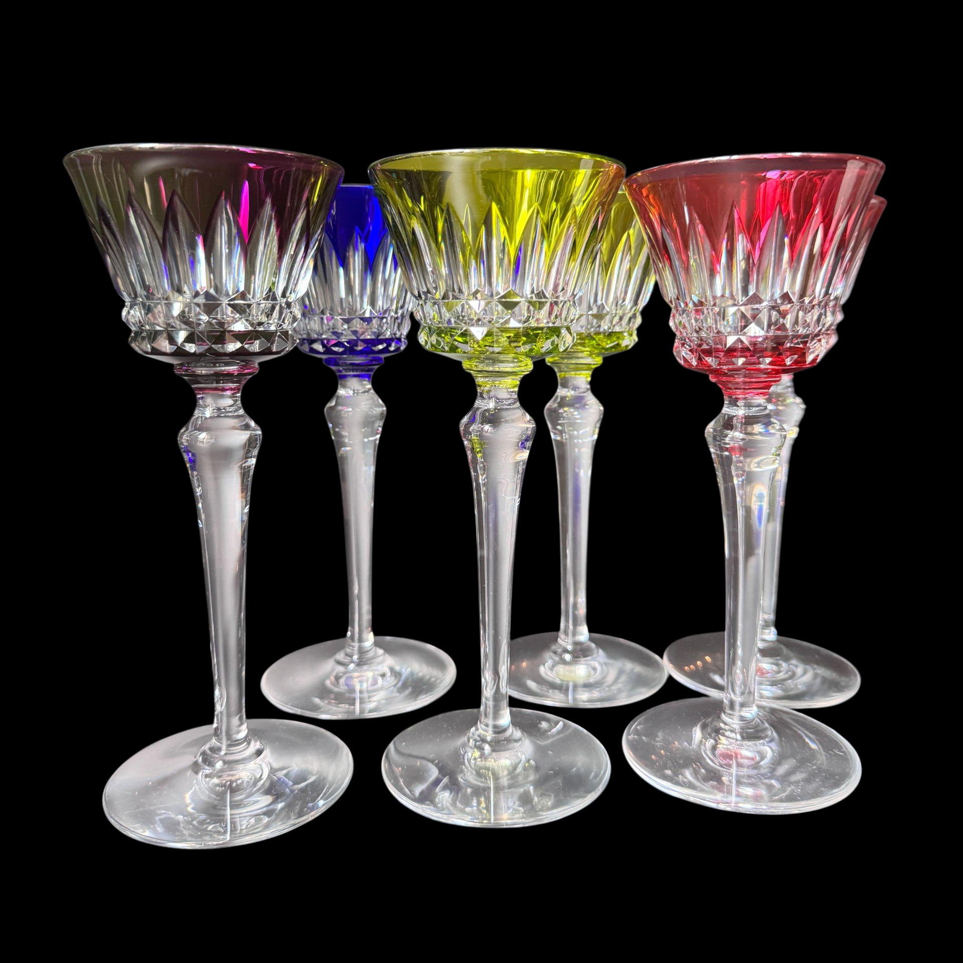 Service baccarat - 6 verres à vin roemers - piccadilly