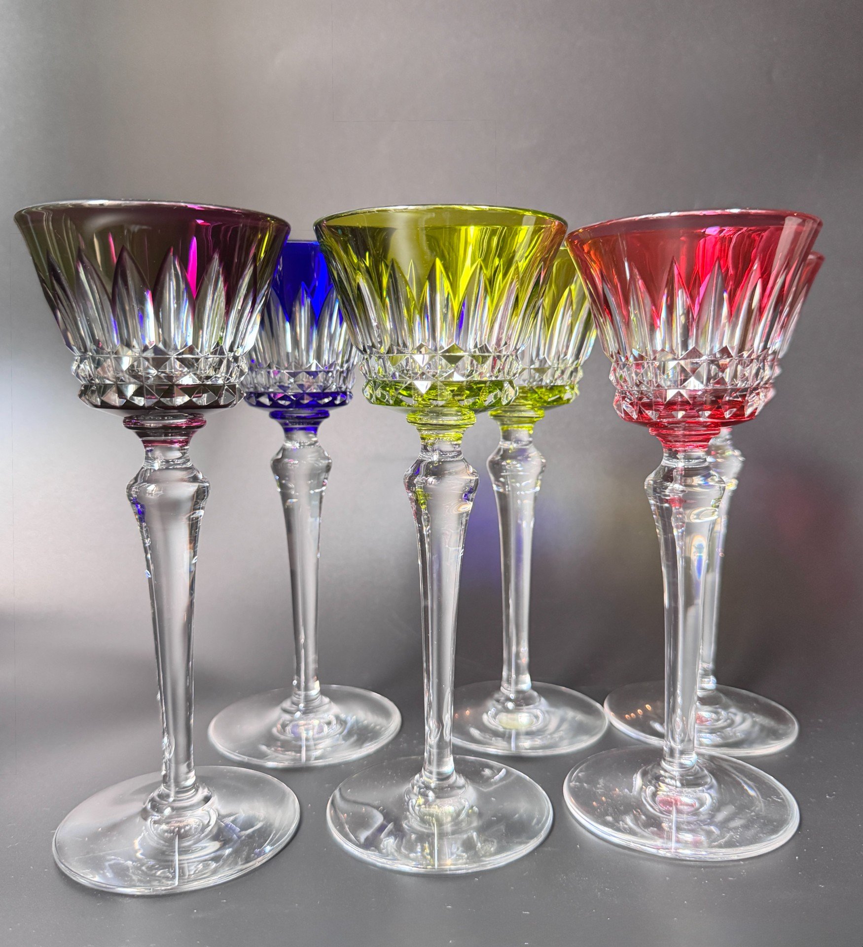 Service baccarat - 6 verres à vin roemers - piccadilly – Image 5