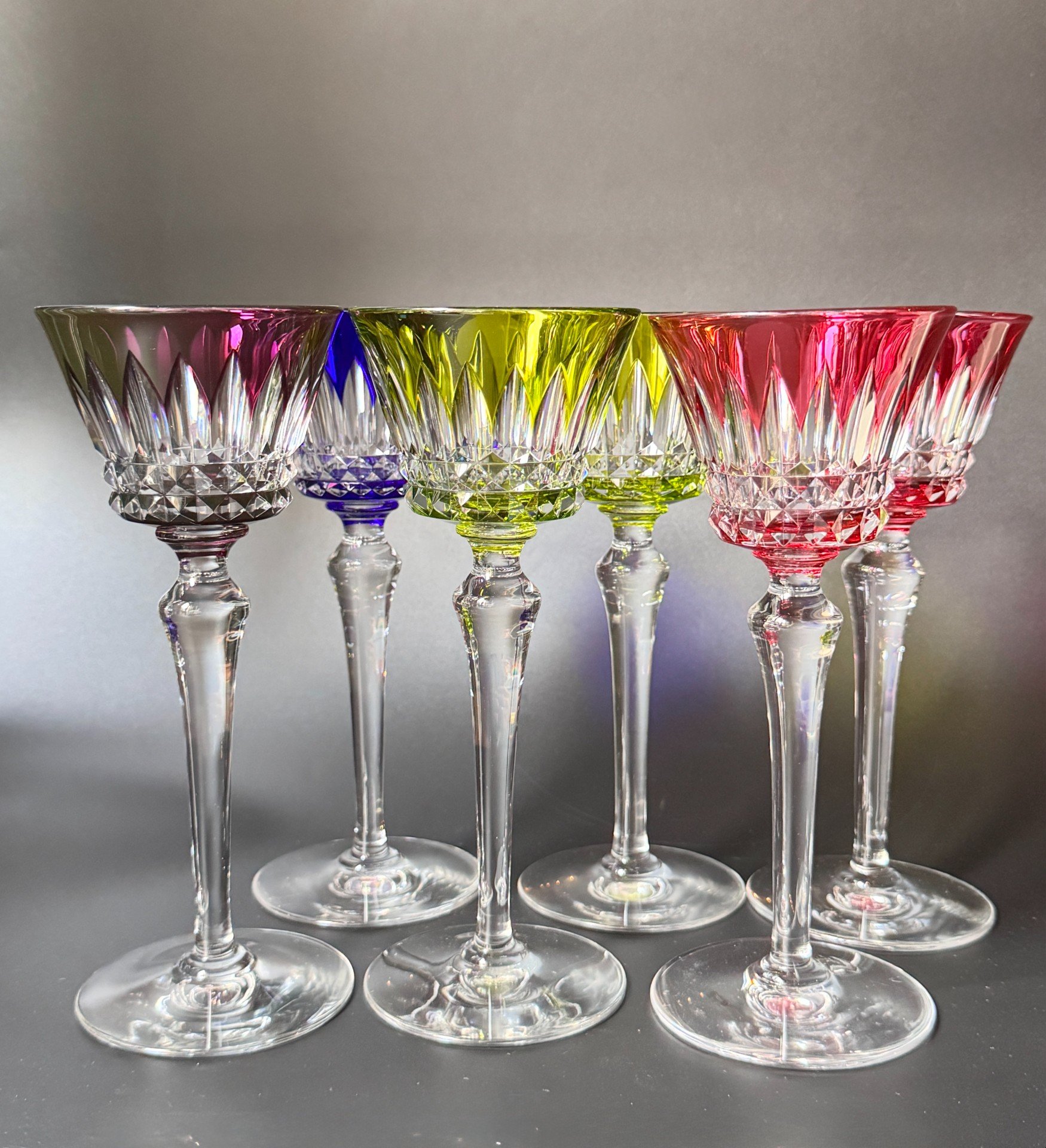 Service baccarat - 6 verres à vin roemers - piccadilly – Image 4