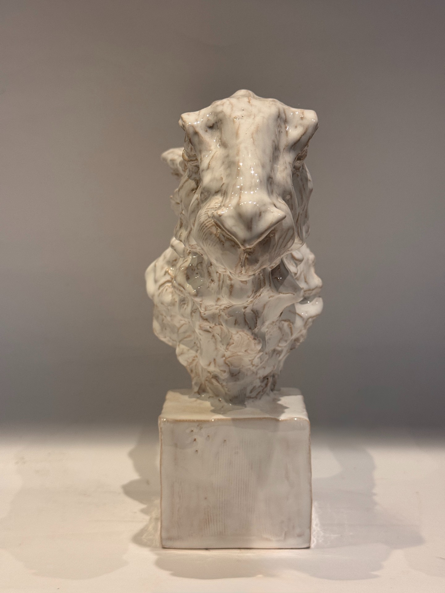 Buste de lièvre - jean-paul gourdon – sculpture en terre cuite émaillée – Image 8