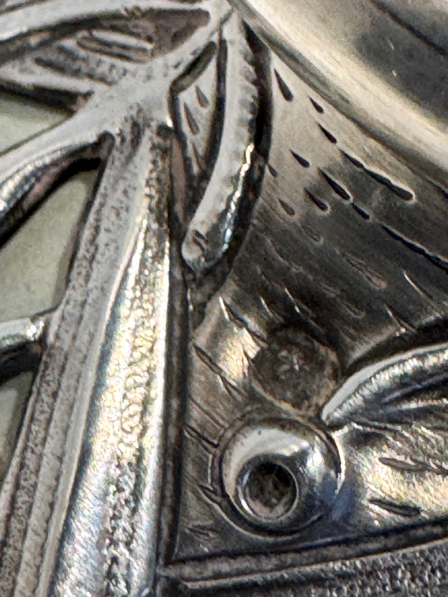 Encrier art nouveau monture argent par victor saglier et paul milet à sèvres – Image 6